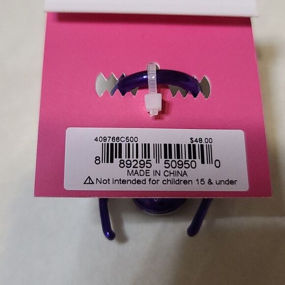 Betsey Johnson Purple Spider Set NEW,  bracelet, necklace, and ring - Picture 3 of 10